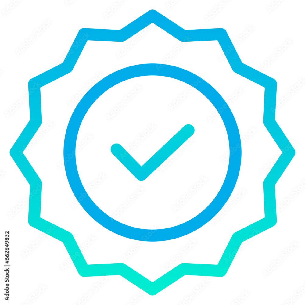 Outline Gradient Quality workar settings icon Outline Gradient Quality workar settings icon
