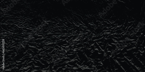 Polyethylene texture. Torn effect. Transparent stretched cling film. Overlay grunge texture. vector banner poster background. Crumpled warp plastic. Defect, scuff template. Wrinkled packaging