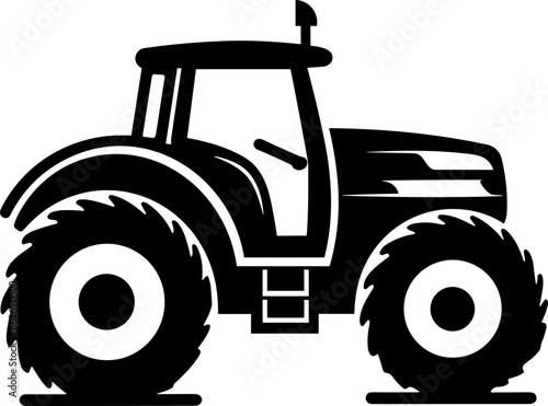 Tractor Icon Illustration