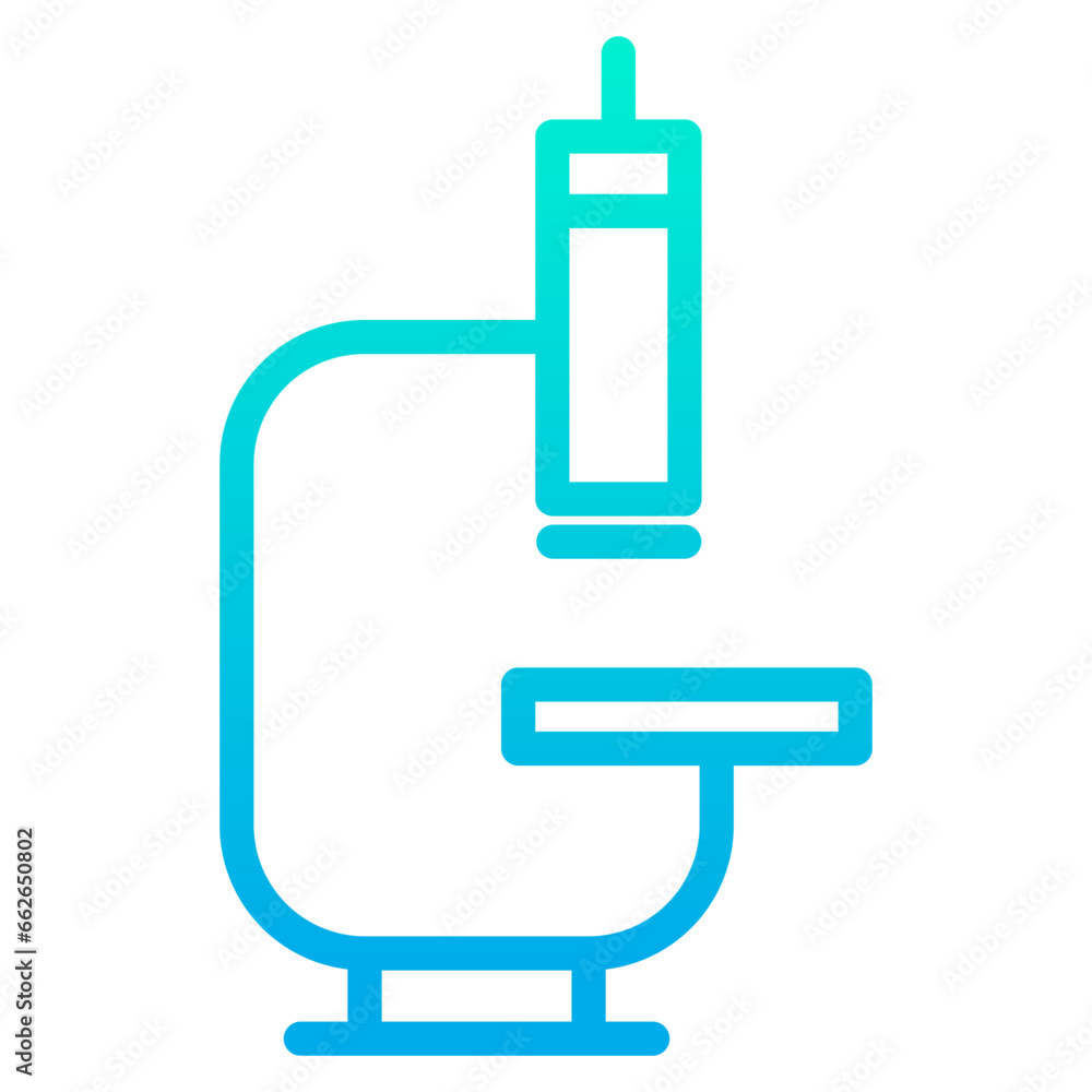 Outline Gradient Microscope icon Outline Gradient Microscope icon