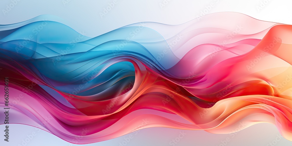 AI Generated. AI Generative. Color abstract wave wispy decorative background. Graphic Art AI Generated. AI Generative. Color abstract wave wispy decorative background. Graphic Art