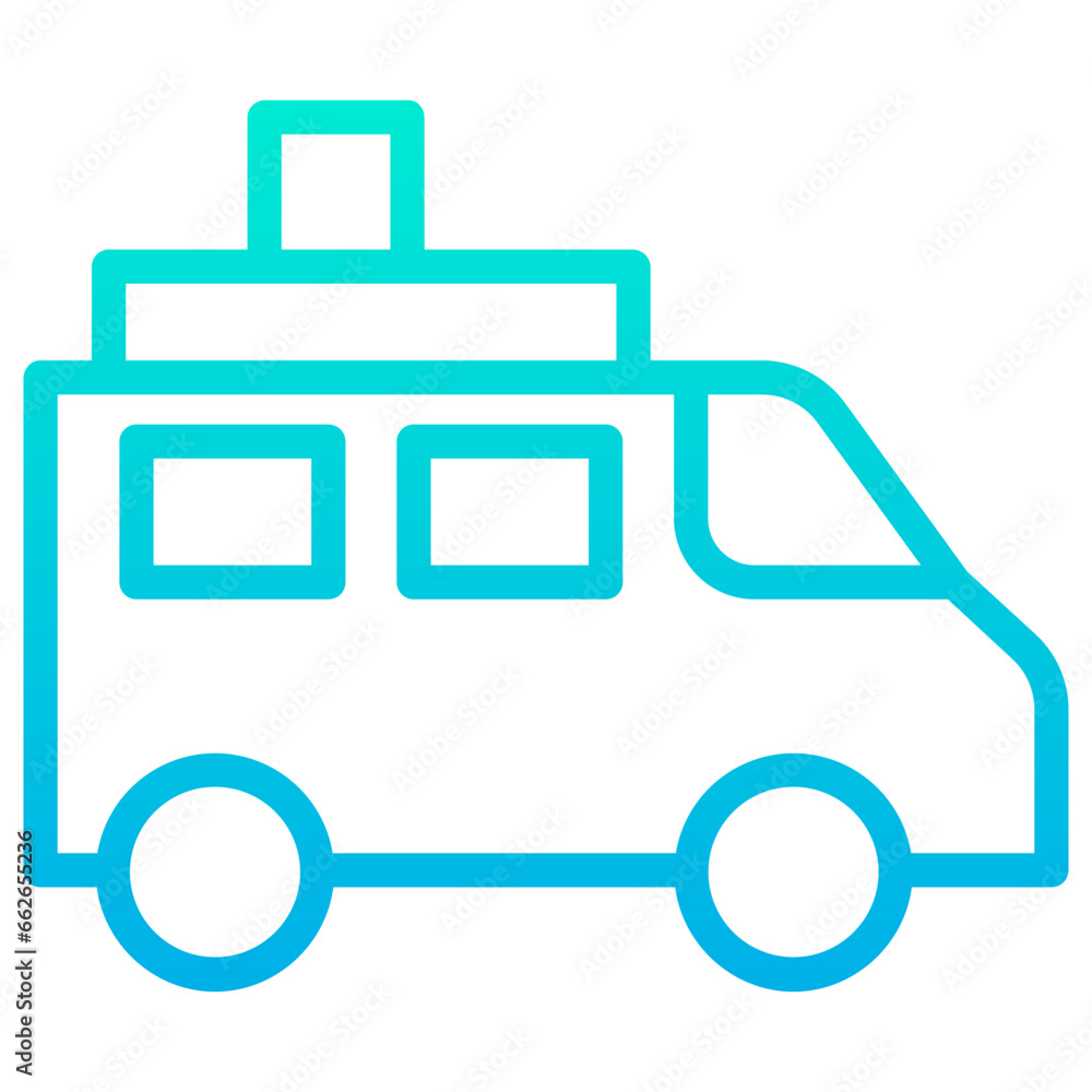 Outline Gradient Coach presentation icon Outline Gradient Coach presentation icon