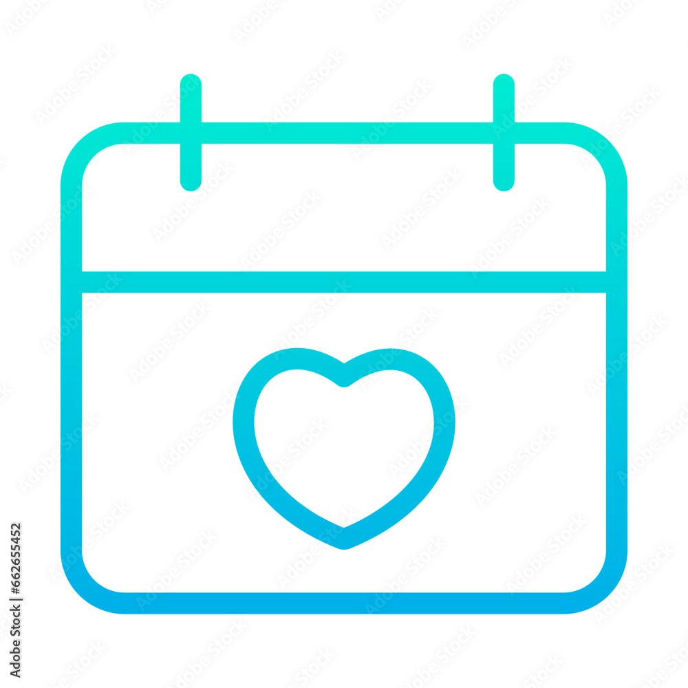 Outline Gradient Education Calendar icon Outline Gradient Education Calendar icon