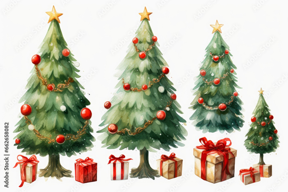 Christmas Tree Decorated with Gifts Christmas Tree Decorated with Gifts