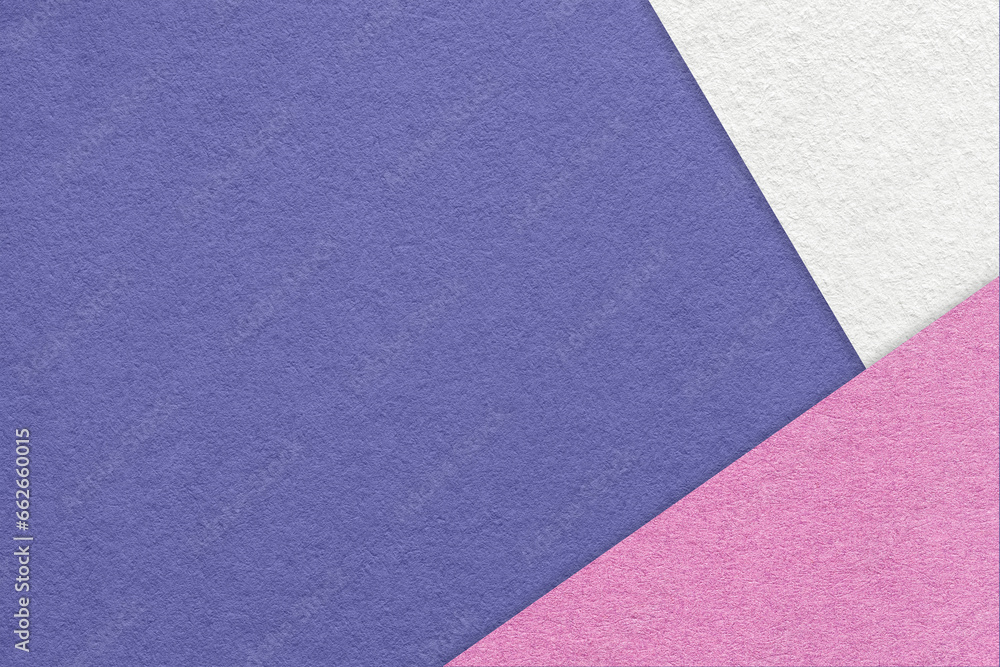 Texture of craft violet color paper background with white and lilac border. Vintage abstract very peri cardboard. Texture of craft violet color paper background with white and lilac border. Vintage abstract very peri cardboard.