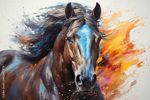 portrait of a horse photo