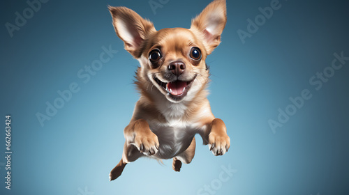 Jumping Chihuahua © Custom Media