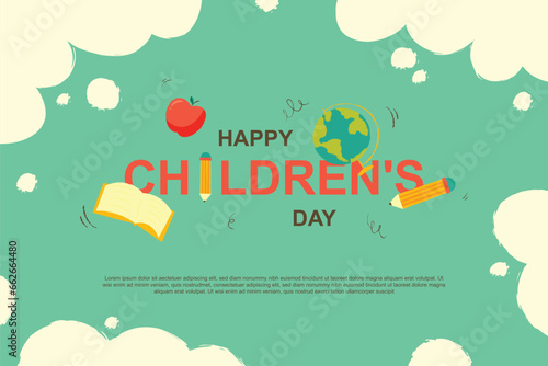 Childrens day background.