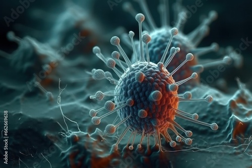 Wallpaper Mural Covid virus scene Torontodigital.ca