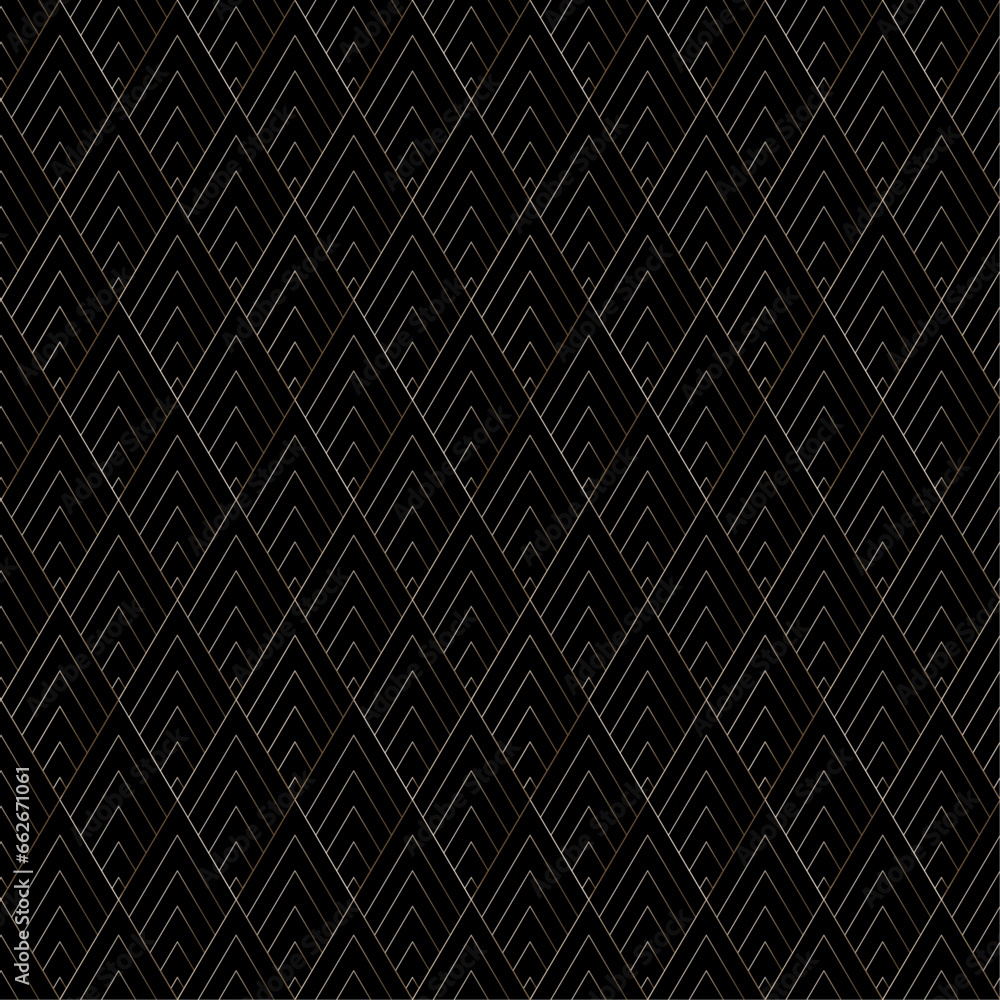 Vector illustration of a seamless abstract geometric pattern in luxurious gold color Vector illustration of a seamless abstract geometric pattern in luxurious gold color