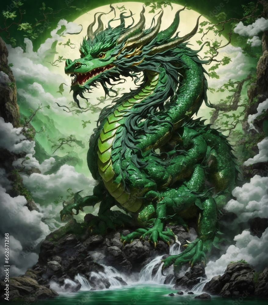 Dragon as a symbol of the 2024 Chinese New Year
