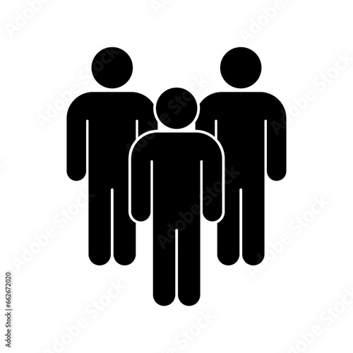 Team icon set. Group of people