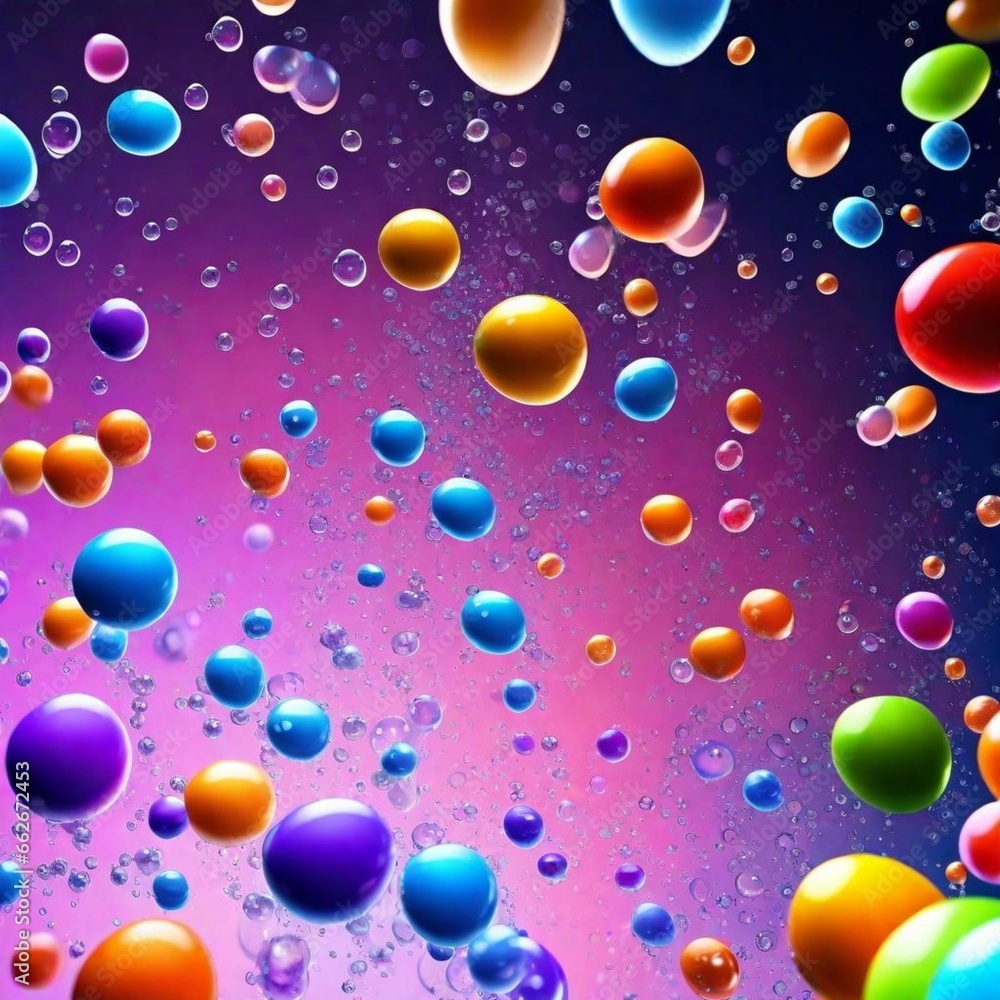 abstract pc desktop wallpaper background with flying bubbles on a colorful background. aspect ratio 16:9 abstract pc desktop wallpaper background with flying bubbles on a colorful background. aspect ratio 16:9