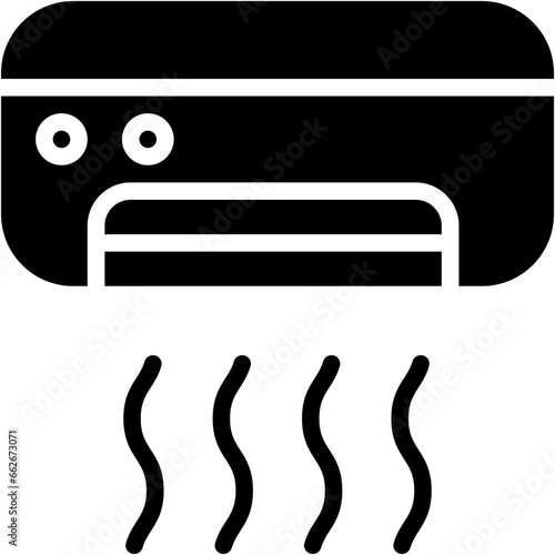Vector Icon Air Conditioner, Heating, Cooling, Refreshing, Electronics, Air Conditioning