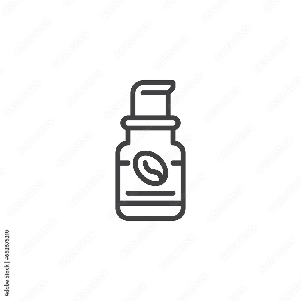 Coffee Creamer line icon Coffee Creamer line icon