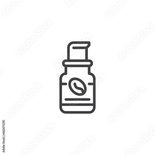 Coffee Creamer line icon
