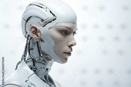concept on the theme of artificial intelligence, AI
