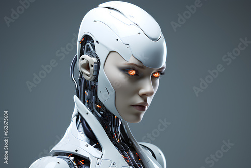 concept on the theme of artificial intelligence, AI