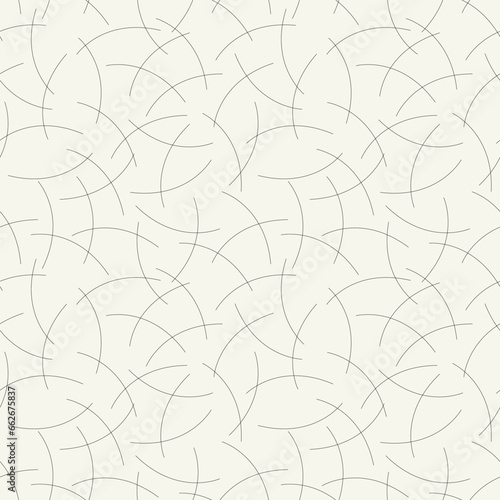 Vector seamless pattern. Abstract background with linear snippet doodles. Hand drawn hipster texture. Repeating monochrome sketch with hand drawn lines. Modern simple graphic design.