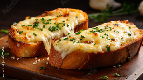 Garlic bread cheese.