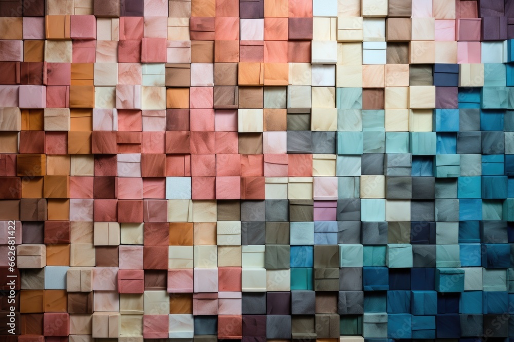 a variety of colored squares with muted tones a variety of colored squares with muted tones