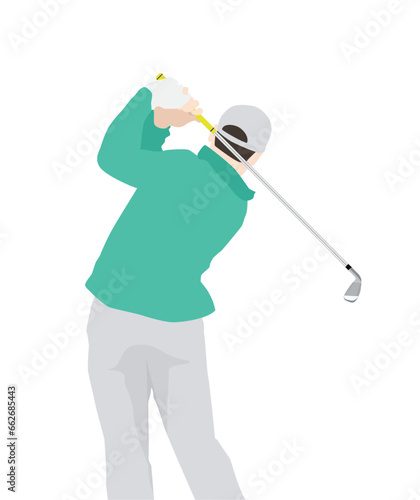 男性ゴルファー_01