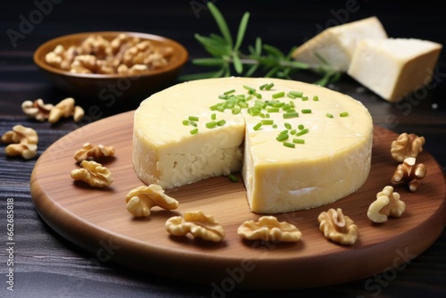 vegan cheese made from nuts and soy