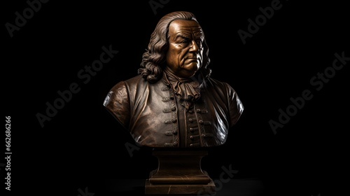 Bronze bust of Johann Sebastian Bach