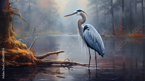 Heron bird nature