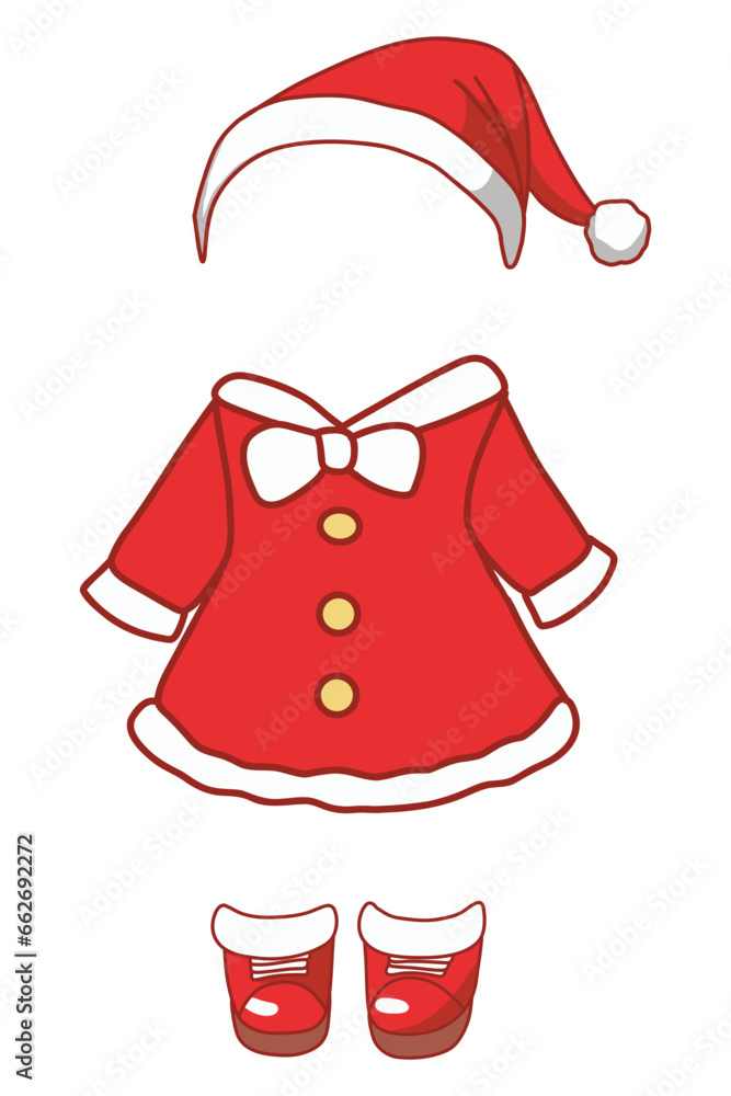 Cute winter fashion, fluffy and fabulous, illustrations for deco greeting, invitation and card Cute winter fashion, fluffy and fabulous, illustrations for deco greeting, invitation and card