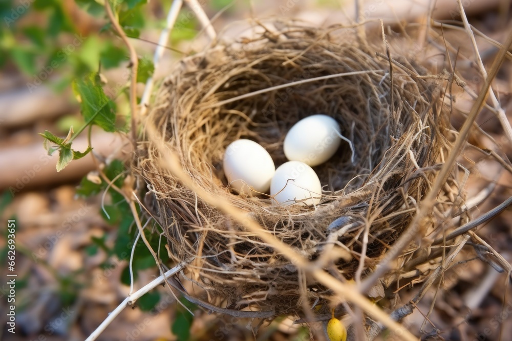 a repaired birds nest a repaired birds nest