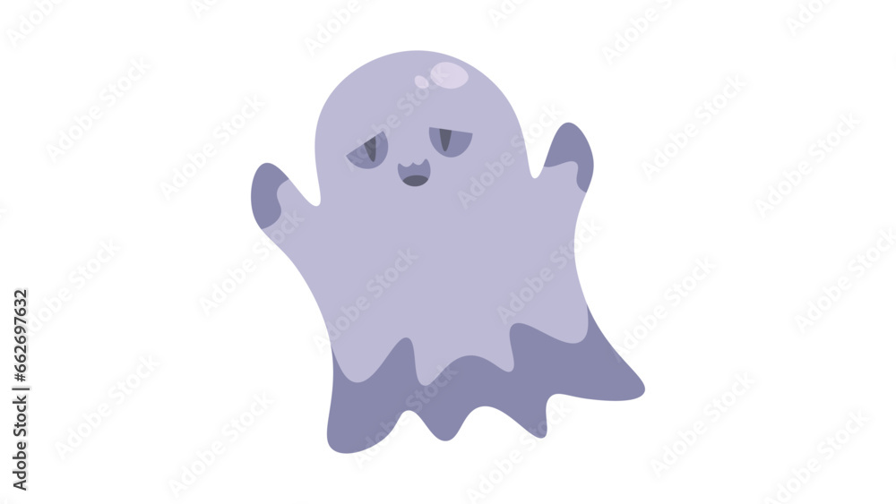 Spooky Ghost Vector Illustration Spooky Ghost Vector Illustration
