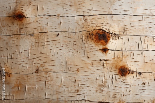 Natural birch wood surface, Generative AI