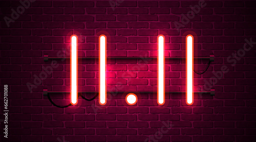 11.11 Shopping day sale. Global shopping world day. 11.11 Crazy sales online.