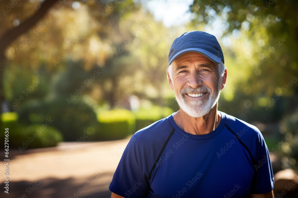 Active senior man is jogging. Healthy retirement lifestyle. Active senior man is jogging. Healthy retirement lifestyle.