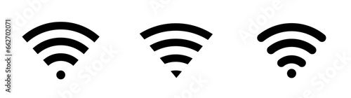 Wireless and wifi icon. wi-fi icon sign for remote internet access.  Vector illustration