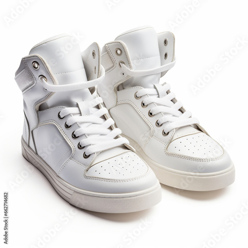 shoes isolated on white generated by AI