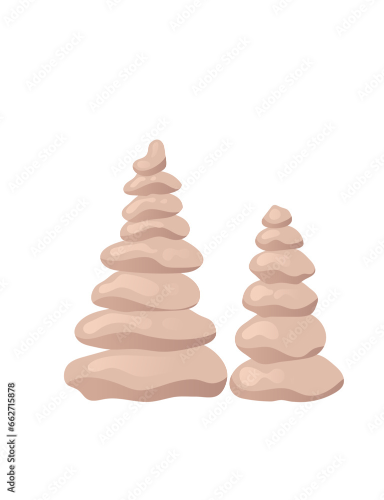 Cave stone mineral stalagmites column natural growth geology formations vector illustration isolated on white background Cave stone mineral stalagmites column natural growth geology formations vector illustration isolated on white background
