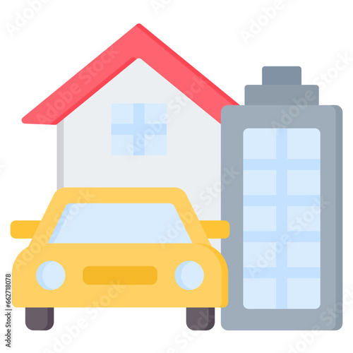 Tangible Assets Flat Icon