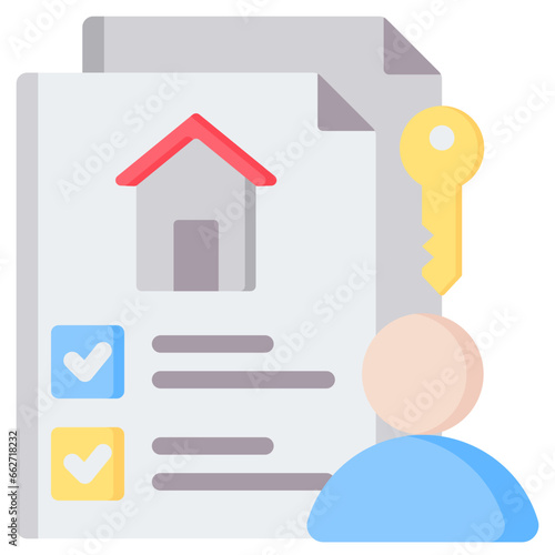 Tenant Flat Icon