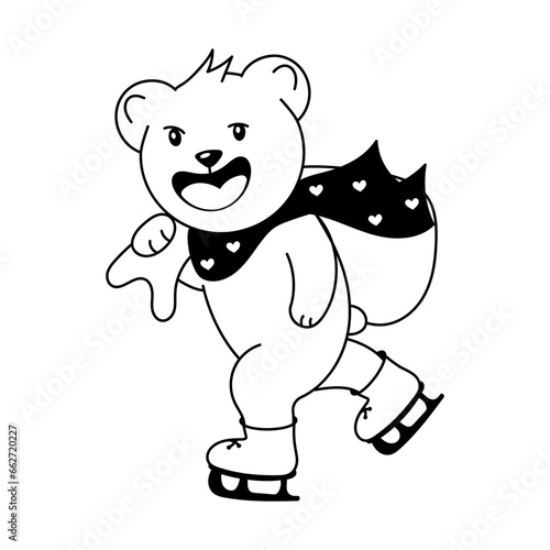 Skating Bear 