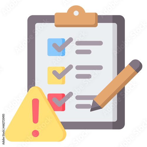 Incident Reporting Flat Icon
