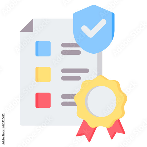 Safety Policies Flat Icon