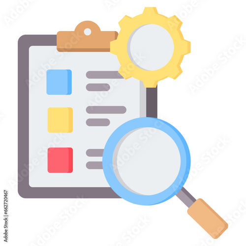 Inspection Flat Icon
