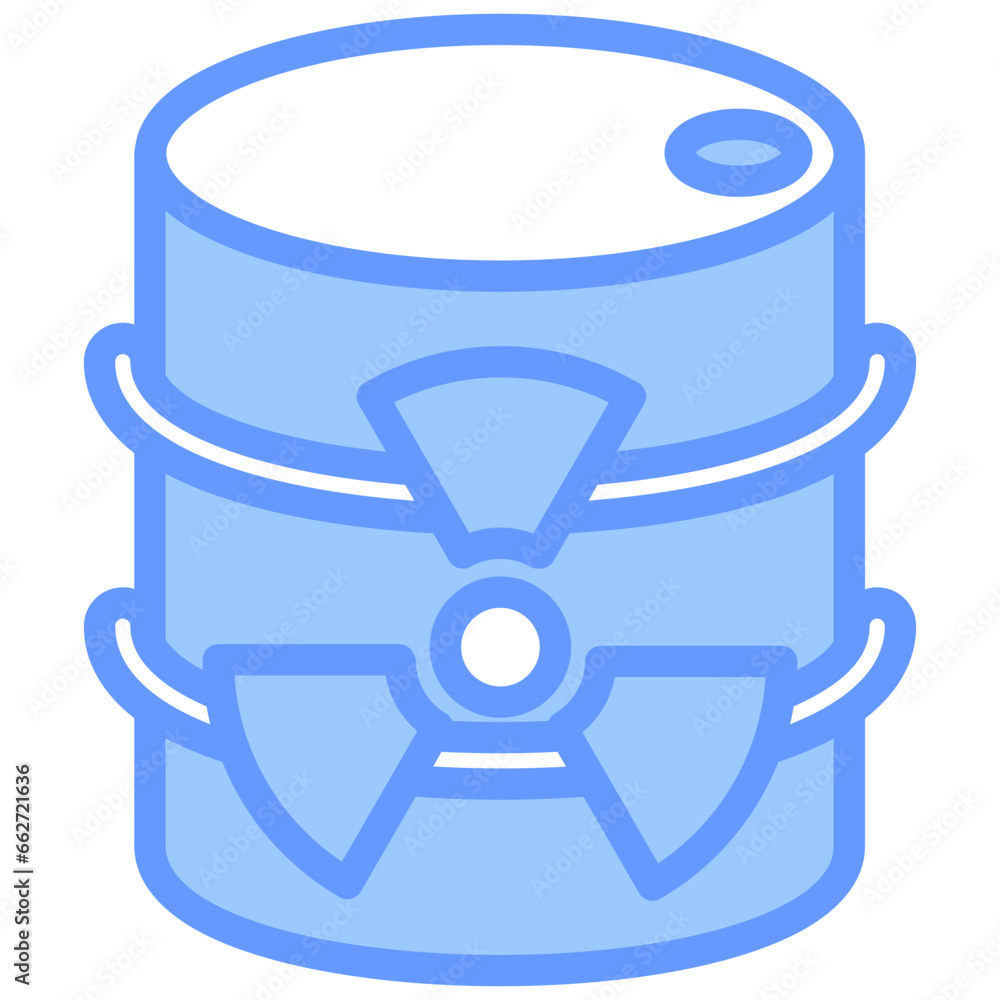 Hazardous Waste Disposal Blue Icon Hazardous Waste Disposal Blue Icon