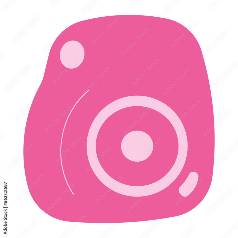 camera photography pink doll girl icon element camera photography pink doll girl icon element