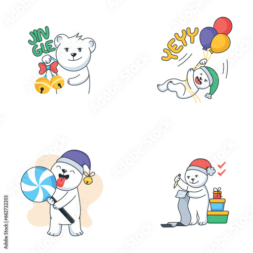 Bundle of Christmas Joy Flat Stickers 


