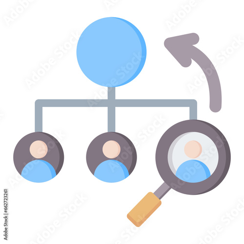 Internal Promotion Flat Icon