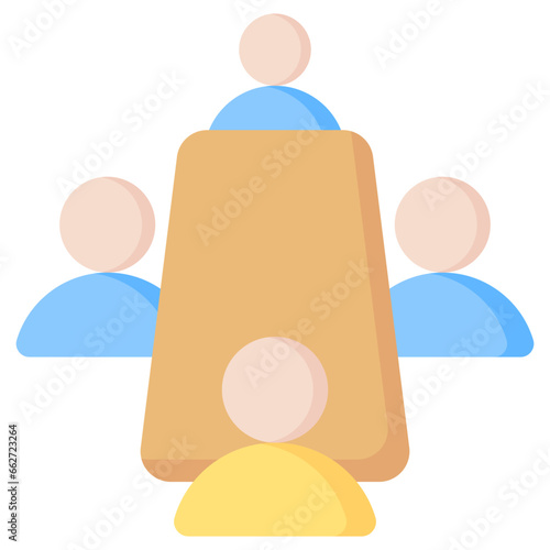 Committee Flat Icon