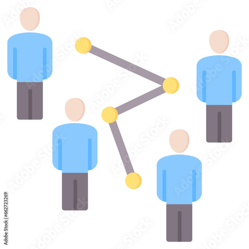 Leadership Pipeline Flat Icon